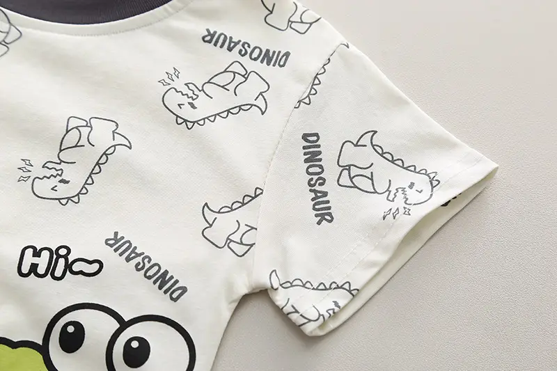 Kids Dinosaur Cotton T-Shirt Shorts Set 1-5Yr — feature 11