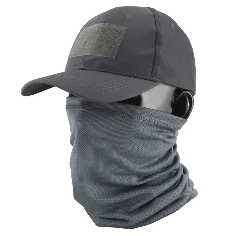 Camouflage Tactical Headscarf Sun Protector Cycling Mask Brown - Image 17