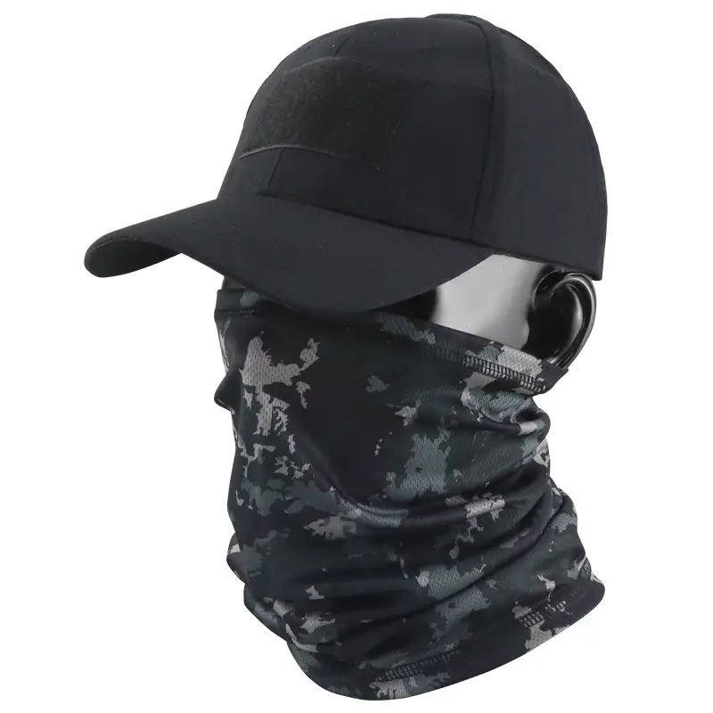 Camouflage Tactical Headscarf Sun Protector Cycling Mask Brown - Image 20