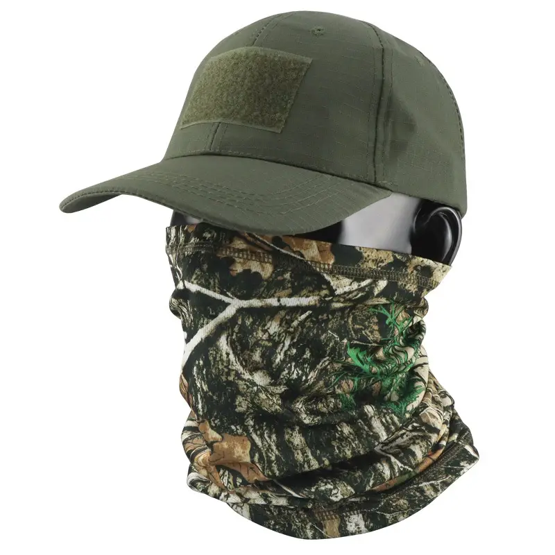 Camouflage Tactical Headscarf Sun Protector Cycling Mask Brown - Image 22