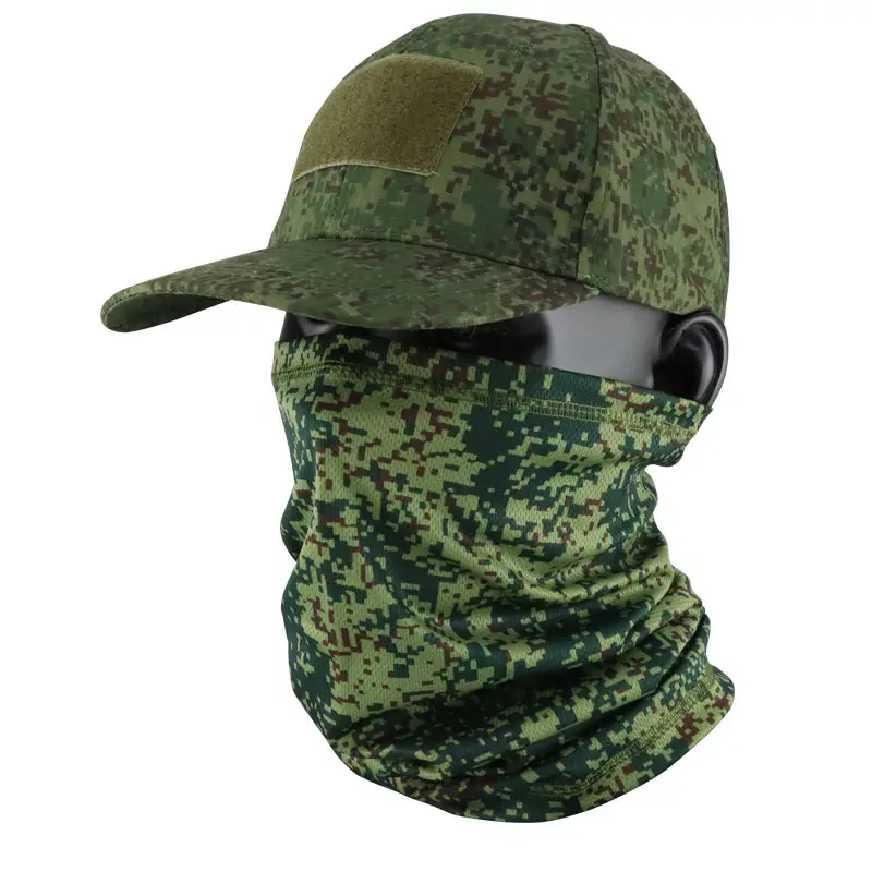 Camouflage Tactical Headscarf Sun Protector Cycling Mask Brown - Image 3