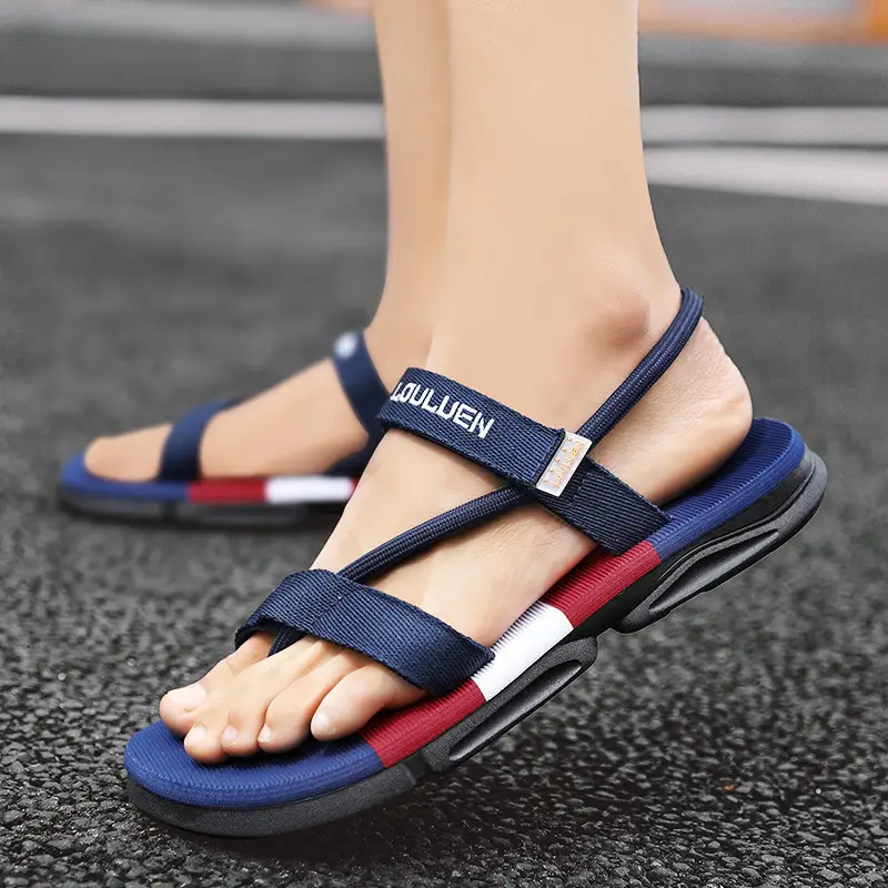 Cross-Border Sandals for Men 2024 Summer Flip-Flops Two-Wear Slippers for Men Beach Flip-Flops Outdoor Fashion Sandals for Men - Image 6