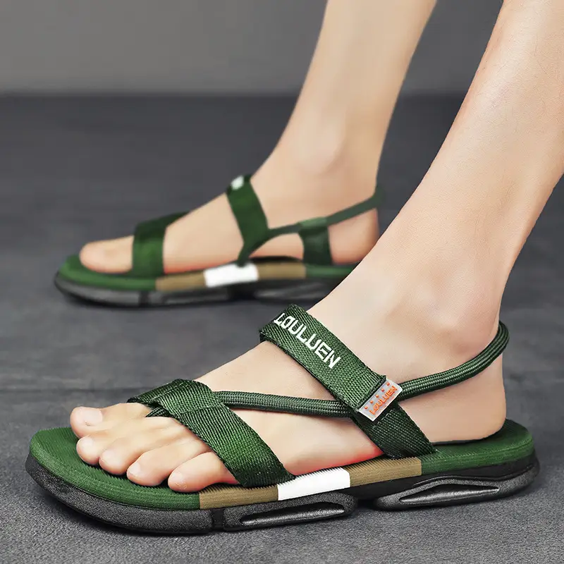 Cross-Border Sandals for Men 2024 Summer Flip-Flops Two-Wear Slippers for Men Beach Flip-Flops Outdoor Fashion Sandals for Men - Image 7