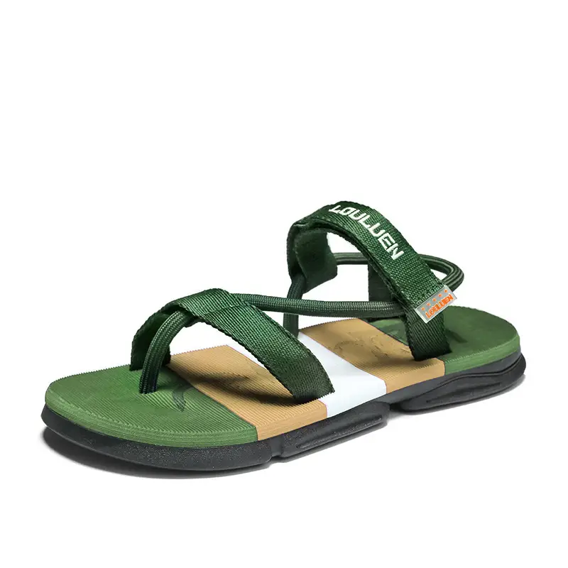 Cross-Border Sandals for Men 2024 Summer Flip-Flops Two-Wear Slippers for Men Beach Flip-Flops Outdoor Fashion Sandals for Men - Image 3
