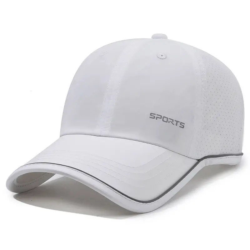 Men's Light Grey Baseball Cap Sports Wear - Image 2