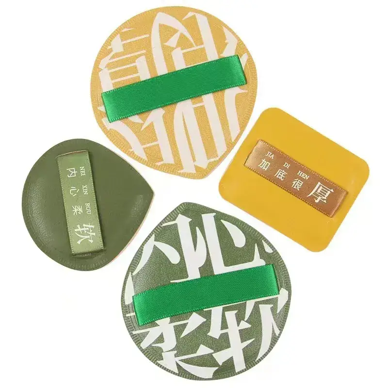 Green Round Makeup Sponge Powder Puff Marshmallow XL - Image 16