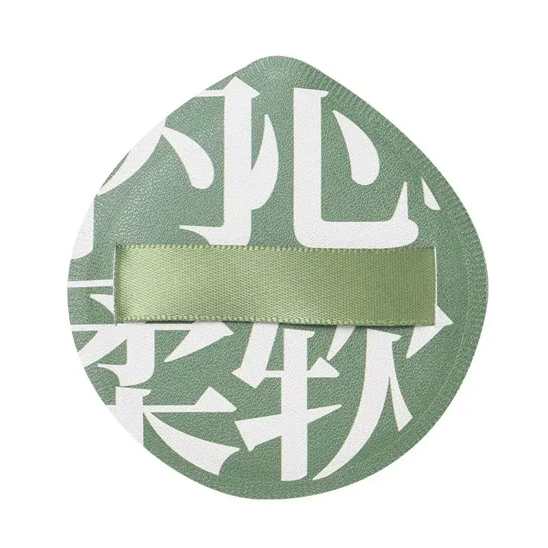 Green Round Makeup Sponge Powder Puff Marshmallow XL - Image 17