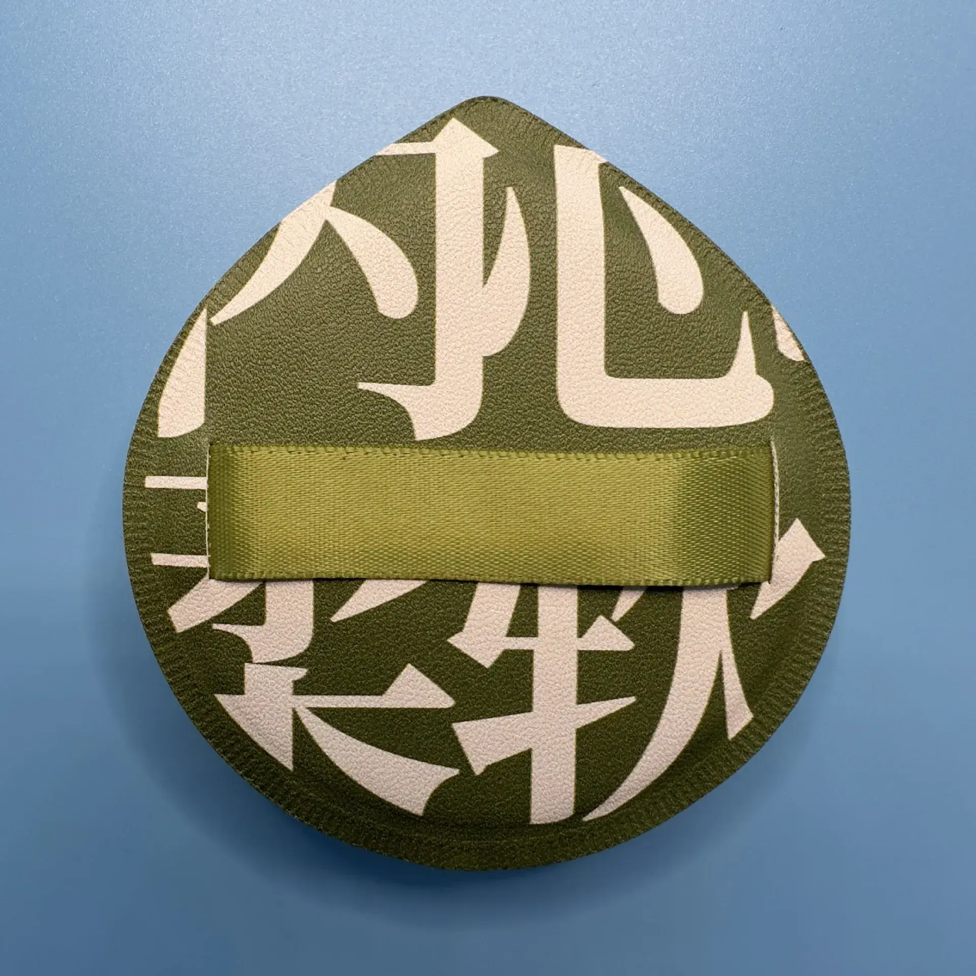 Green Round Makeup Sponge Powder Puff Marshmallow XL - Image 3
