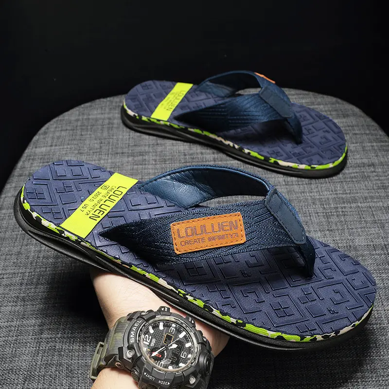 2024 Summer Flip Flops Men's Sandals Casual Trendy Non-slip Distinctive Fashionable Outer Wear Sandals and Slippers for Men - Image 17