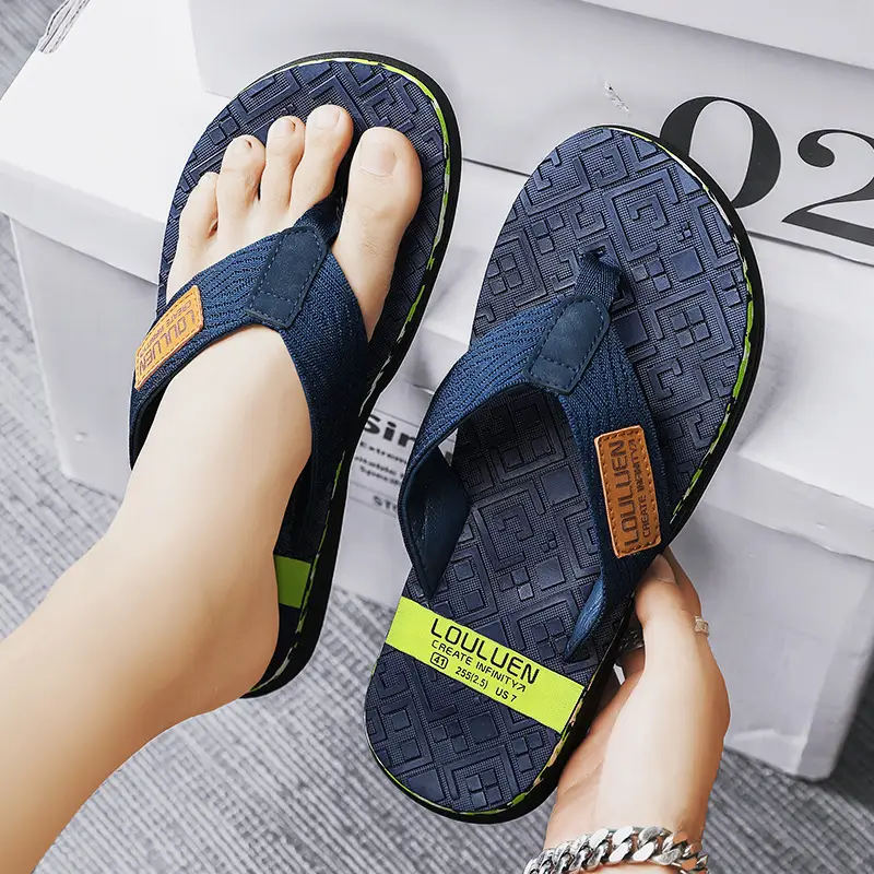 2024 Summer Flip Flops Men's Sandals Casual Trendy Non-slip Distinctive Fashionable Outer Wear Sandals and Slippers for Men - Image 19