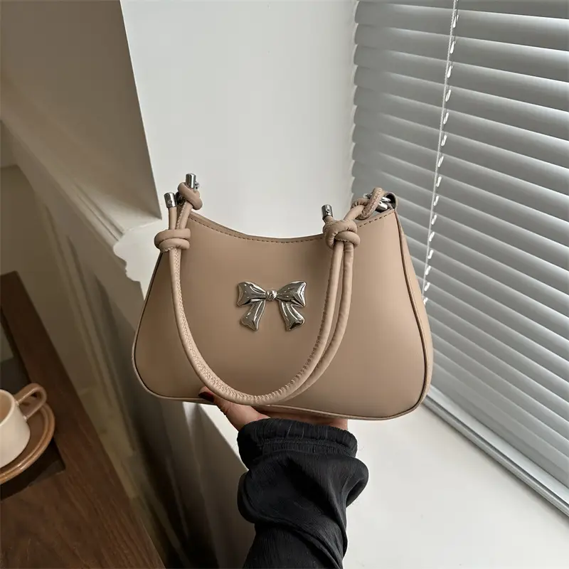 Sweet Bowknot Shoulder Bag for Women 2026 Summer - Image 11