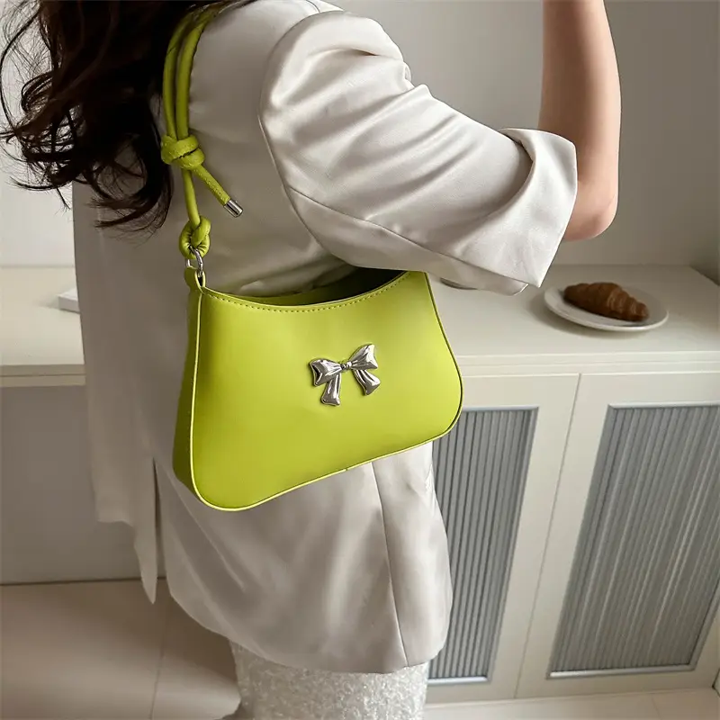 Sweet Bowknot Shoulder Bag for Women 2026 Summer - Image 4