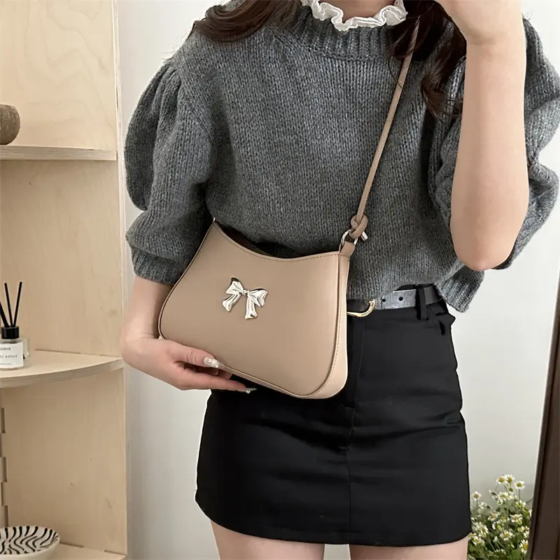 Sweet Bowknot Shoulder Bag for Women 2026 Summer - Image 6