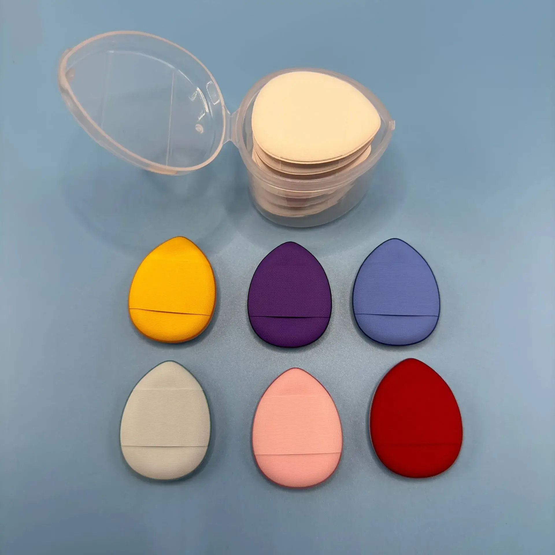 Mini Velvet Finger Powder Puff for Makeup Application - Image 3