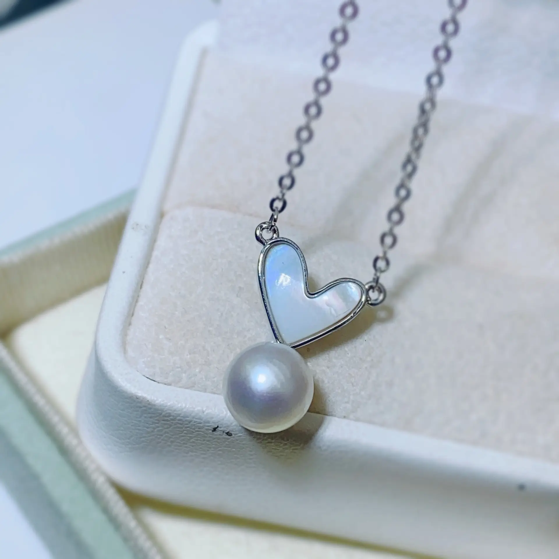 Zhuji Pearl Heart Necklace Set for Women — feature 23