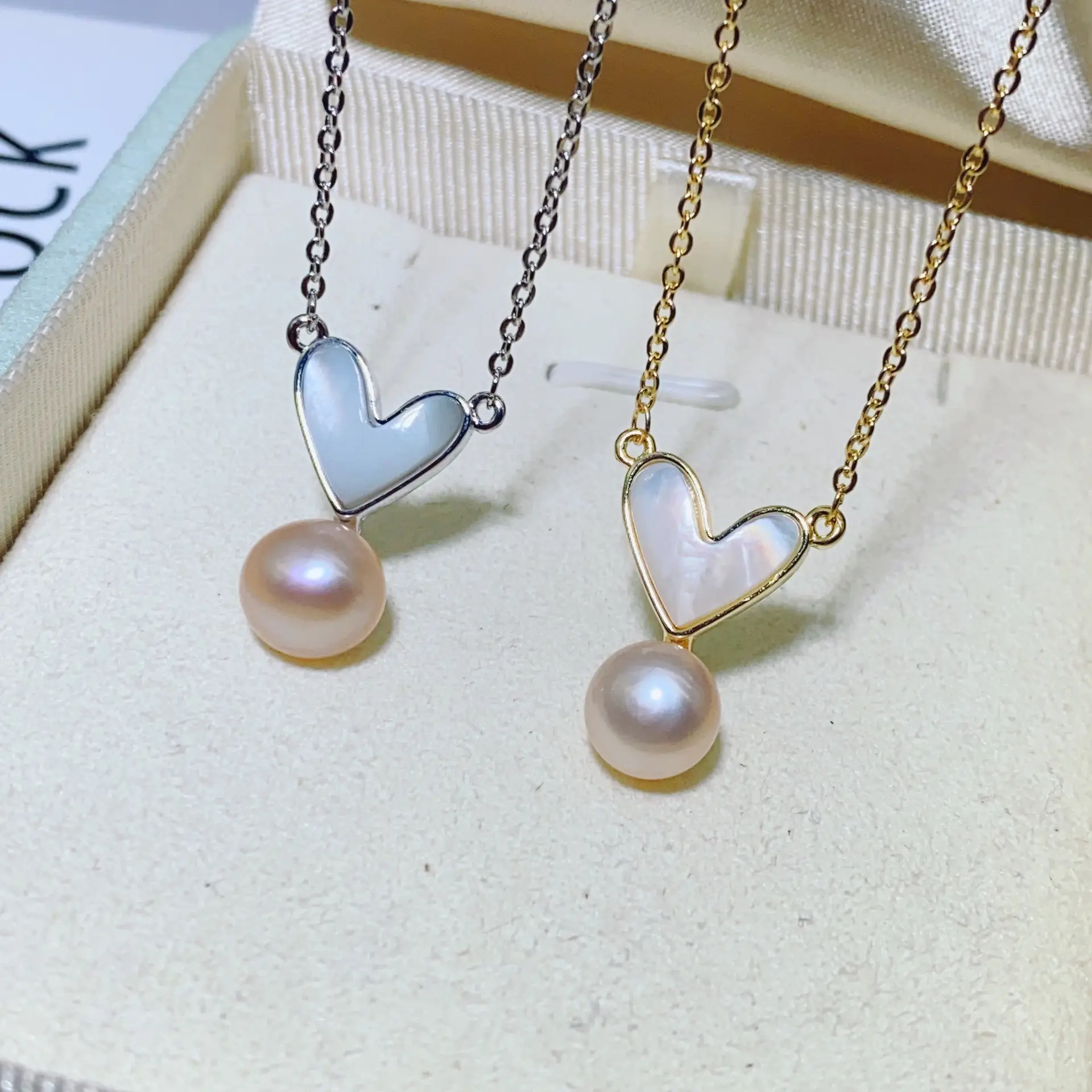 Zhuji Pearl Heart Necklace Set for Women — feature 6