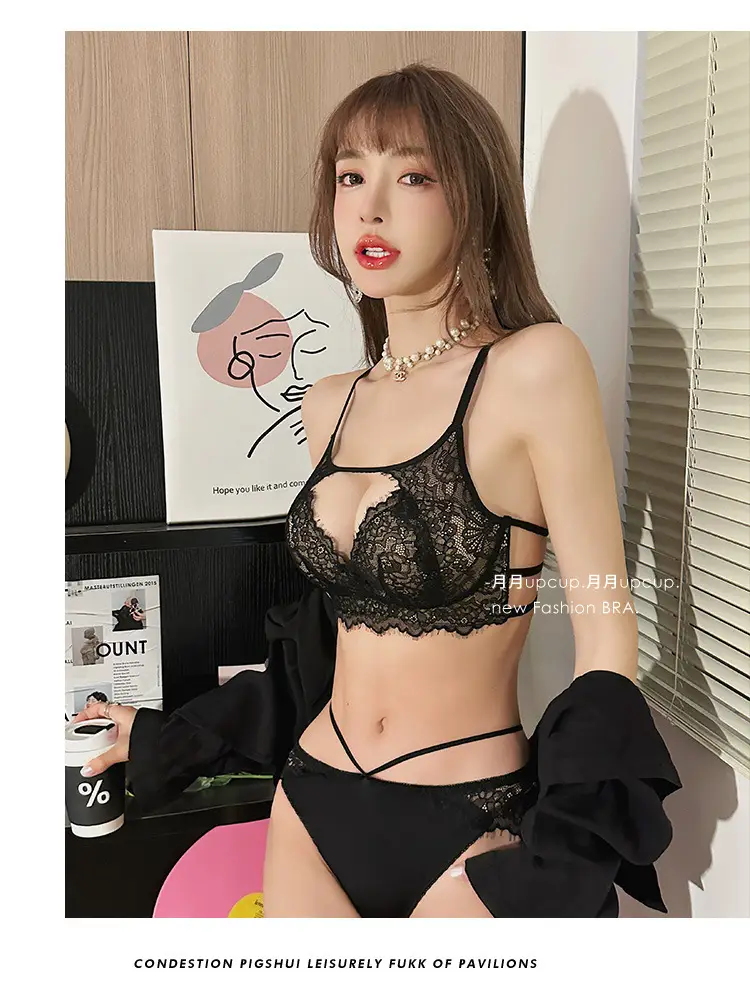 Girls Lace Bra Small Chest Anti-Sagging Back Cup — feature 28