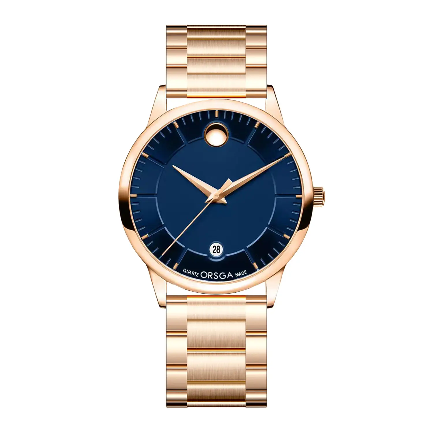 Oshga Men's Watch Black Gold Waterproof Live Quartz — feature 11