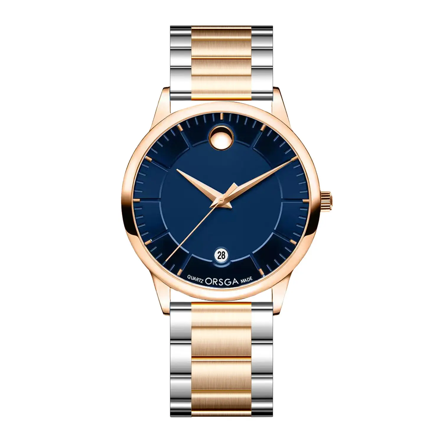 Oshga Men's Watch Black Gold Waterproof Live Quartz — feature 7