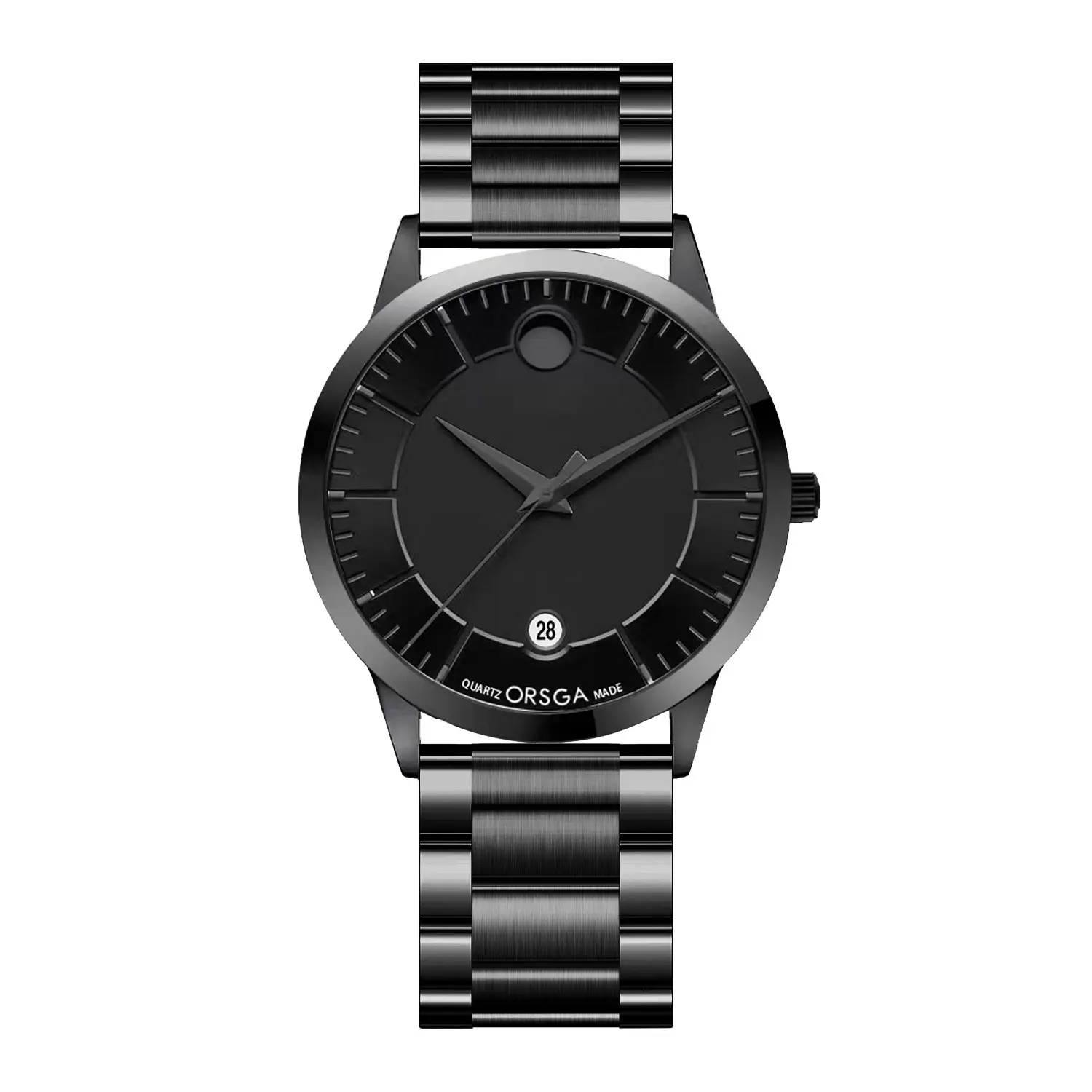 Oshga Men's Watch Black Gold Waterproof Live Quartz — feature 8
