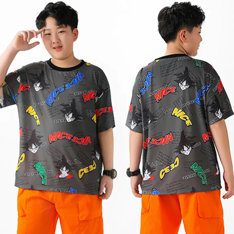 Big Sale Boys Mesh T-Shirt Shorts Set Medium Large - Image 4