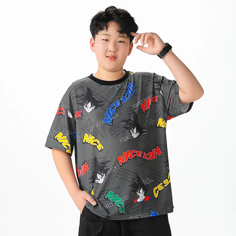 Big Sale Boys Mesh T-Shirt Shorts Set Medium Large - Image 5