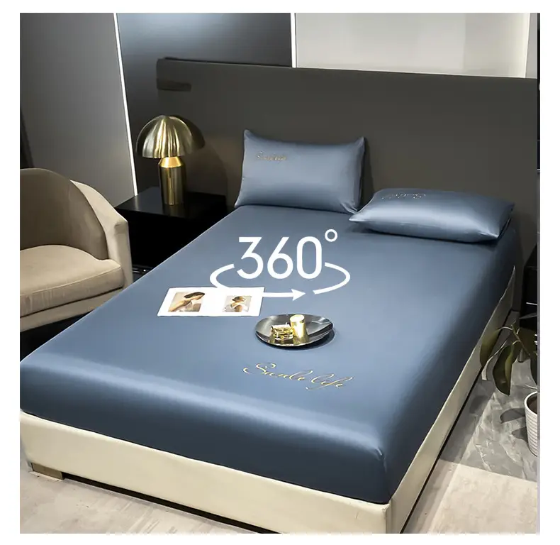 Class A antibacterial anti-mite ice silk bed hat bed hat bed cover single-piece mattress protector student dormitory single bed single bed — feature 14
