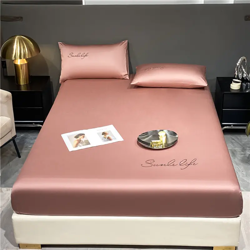 Class A antibacterial anti-mite ice silk bed hat bed hat bed cover single-piece mattress protector student dormitory single bed single bed