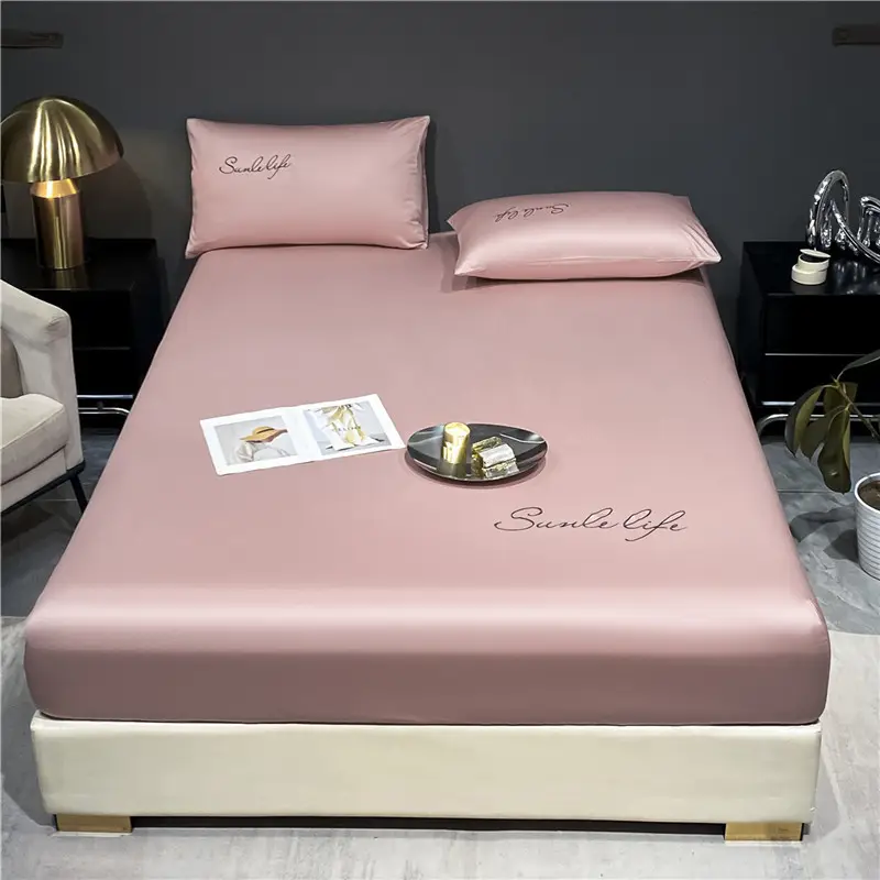 Class A antibacterial anti-mite ice silk bed hat bed hat bed cover single-piece mattress protector student dormitory single bed single bed