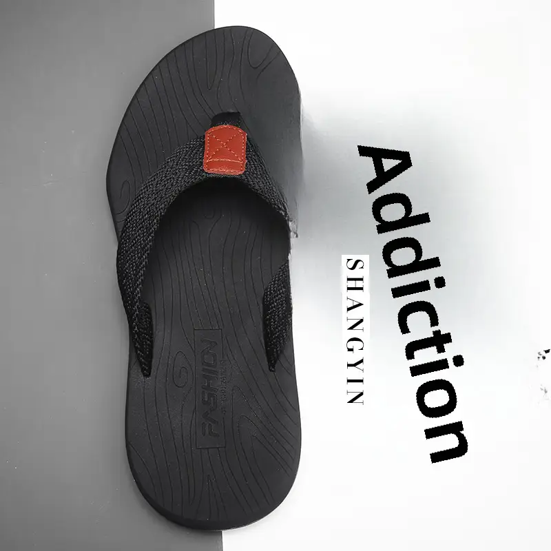 2024 Korean Style Men's Green Flip Flops Summer Sandals - Image 2