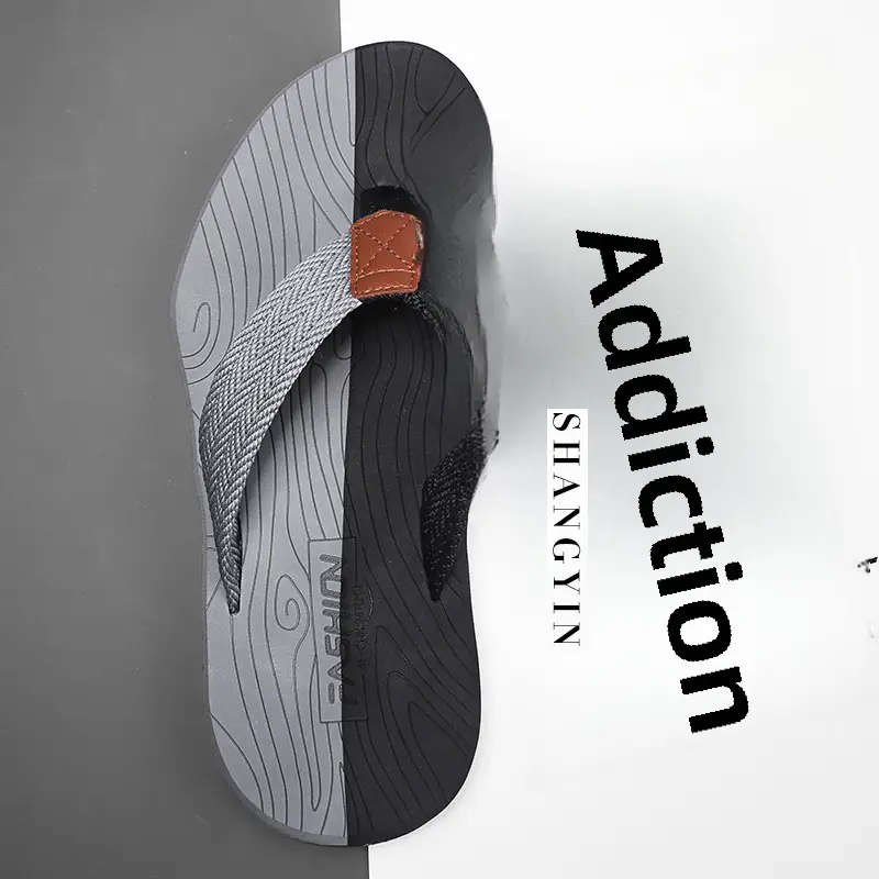 2024 Korean Style Men's Green Flip Flops Summer Sandals - Image 22