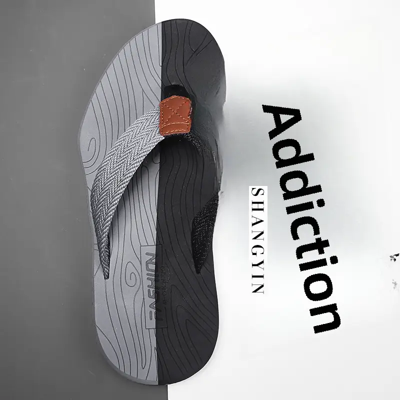 2024 Korean Style Men's Green Flip Flops Summer Sandals - Image 24