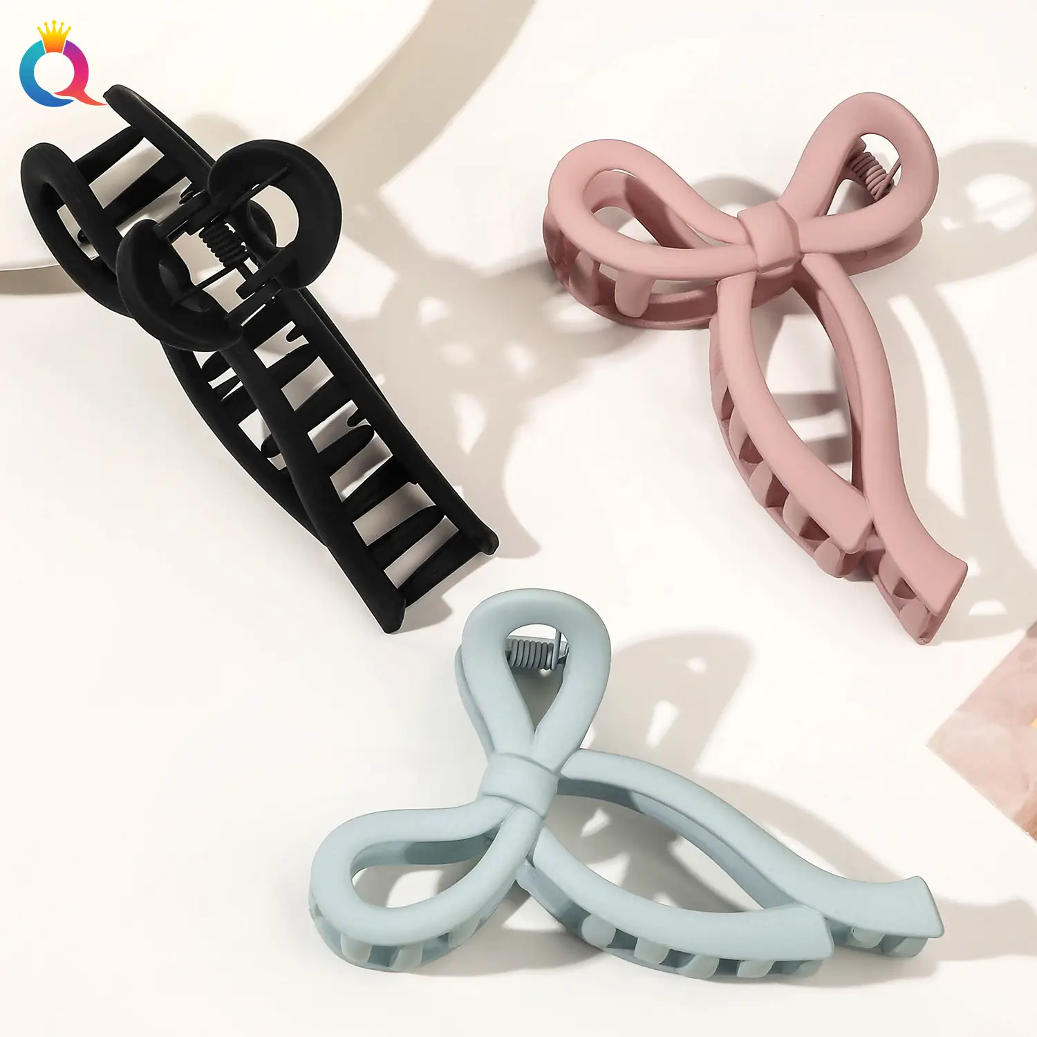 Qiyue Cross-Border Bow Hairpin Women's Clip Shark Clip — feature 20