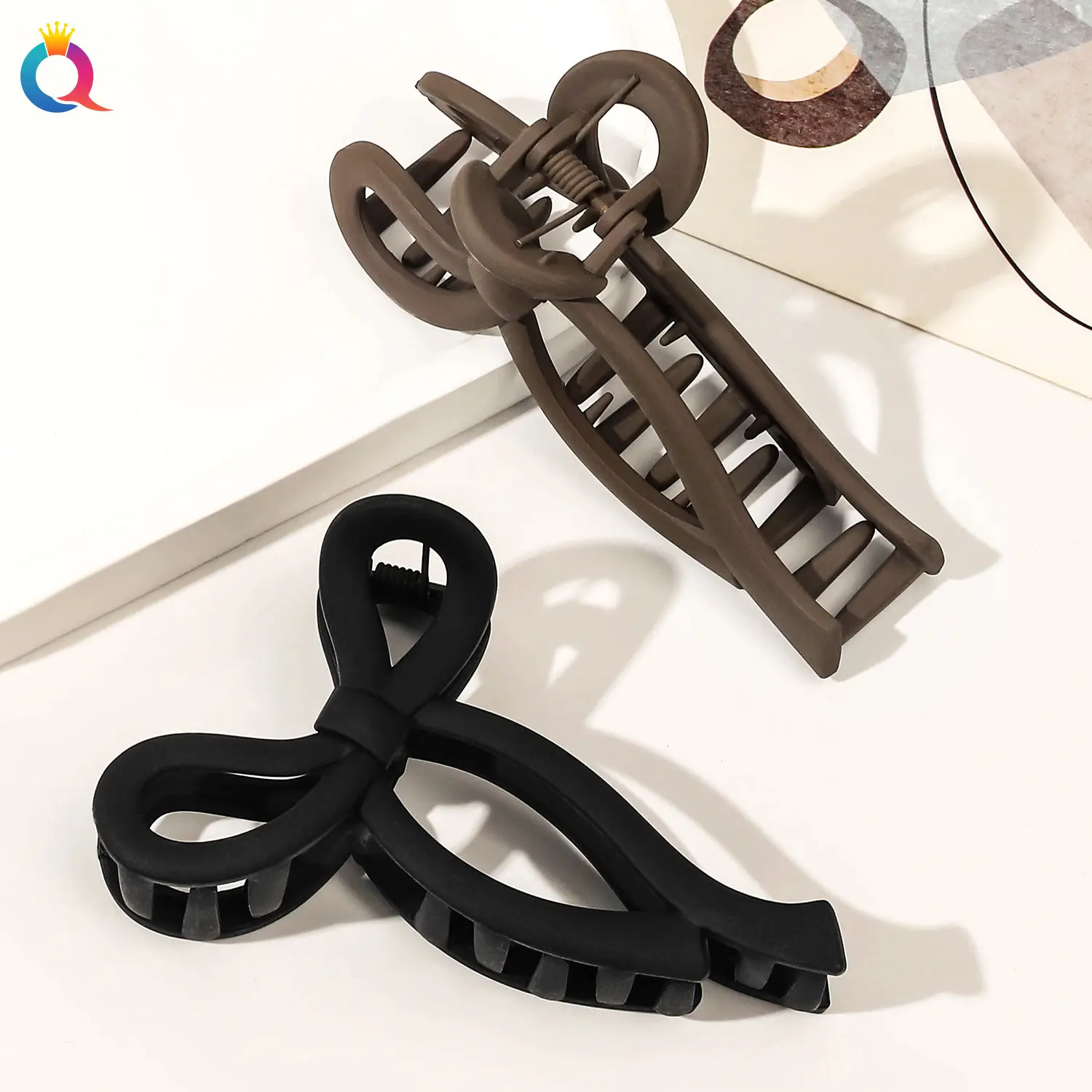 Qiyue Cross-Border Bow Hairpin Women's Clip Shark Clip — feature 21