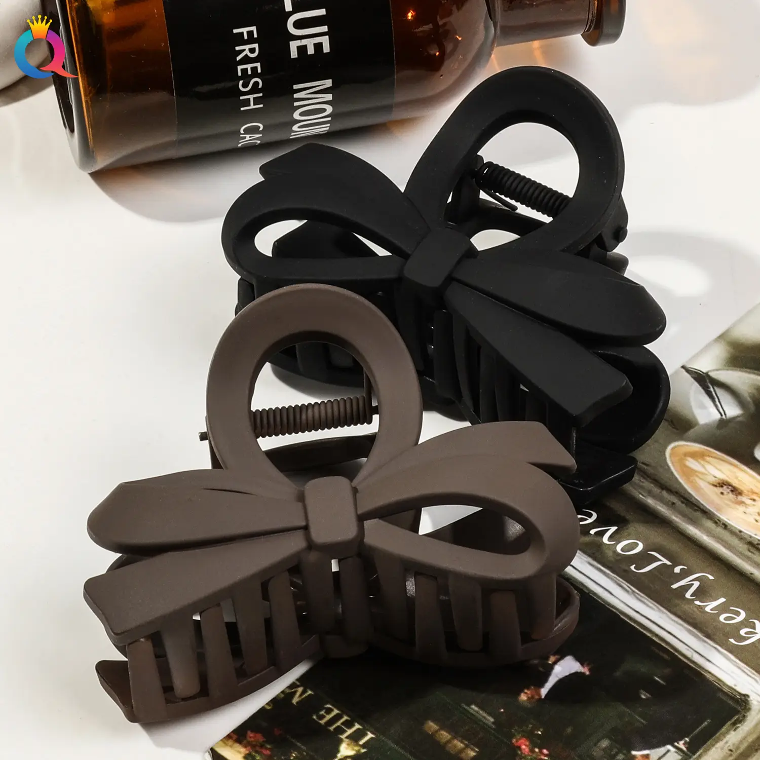 Qiyue Cross-Border Bow Hairpin Women's Clip Shark Clip — feature 29