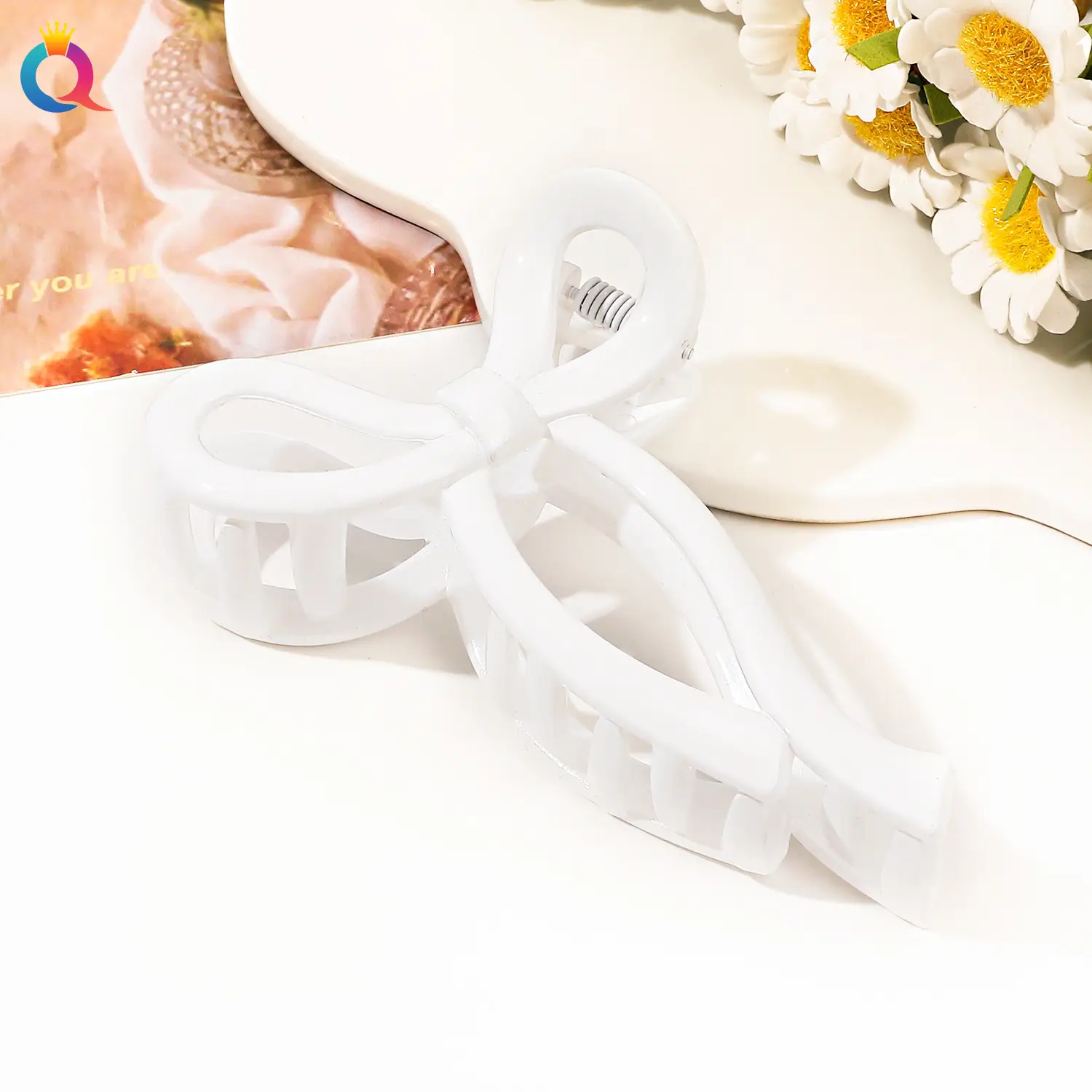 Qiyue Cross-Border Bow Hairpin Women's Clip Shark Clip — feature 44