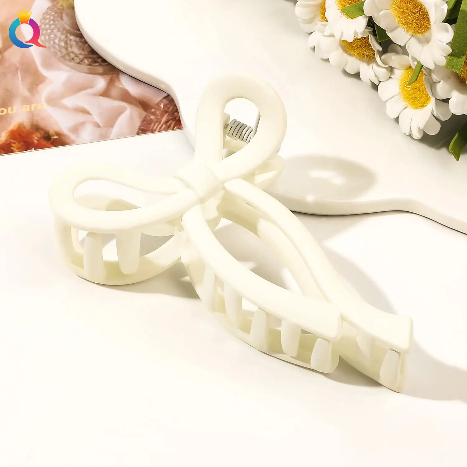 Qiyue Cross-Border Bow Hairpin Women's Clip Shark Clip — feature 39