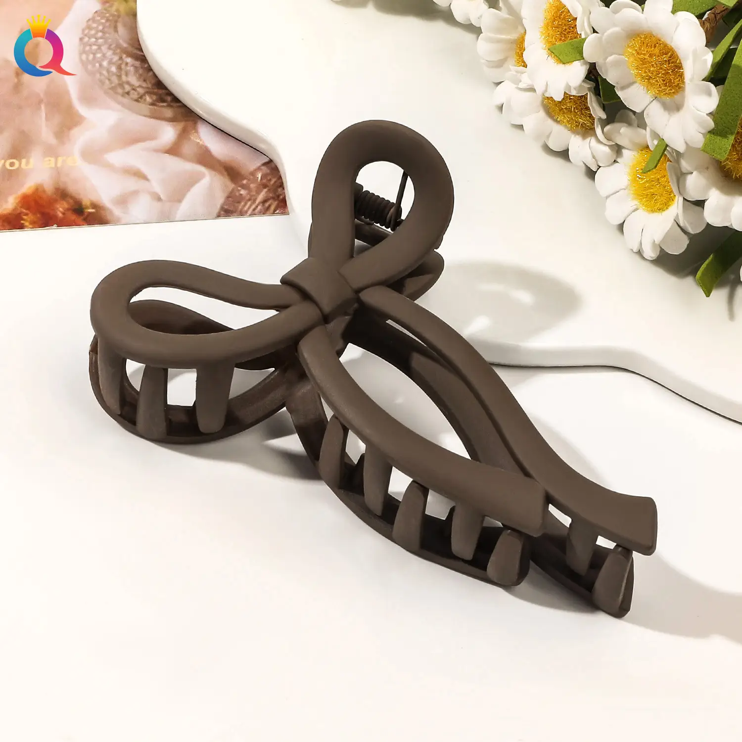 Qiyue Cross-Border Bow Hairpin Women's Clip Shark Clip — feature 36