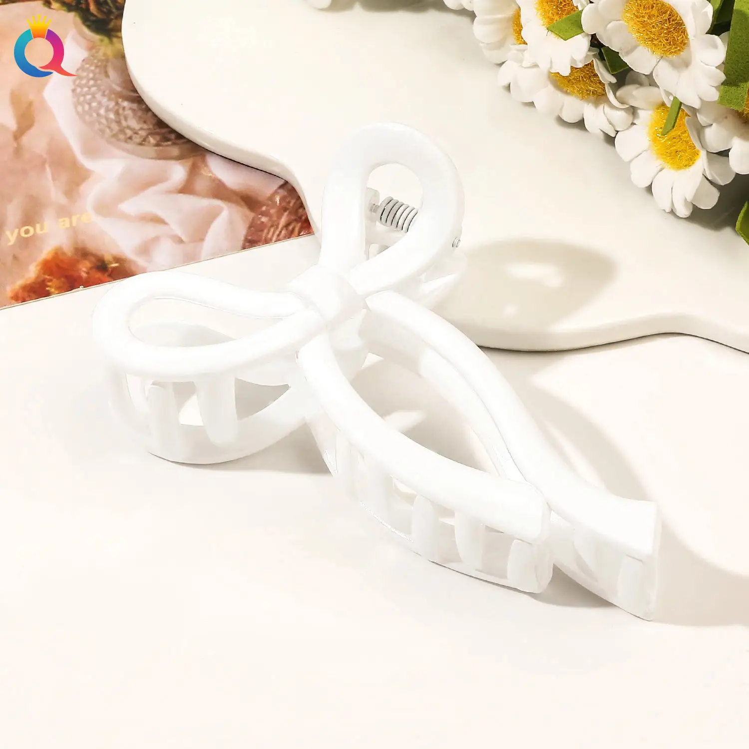 Qiyue Cross-Border Bow Hairpin Women's Clip Shark Clip - Image 2