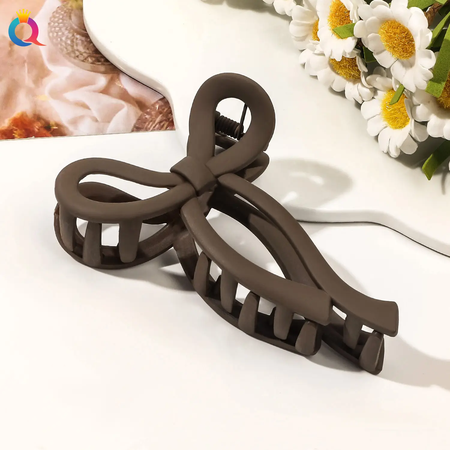 Qiyue Cross-Border Bow Hairpin Women's Clip Shark Clip - Image 5