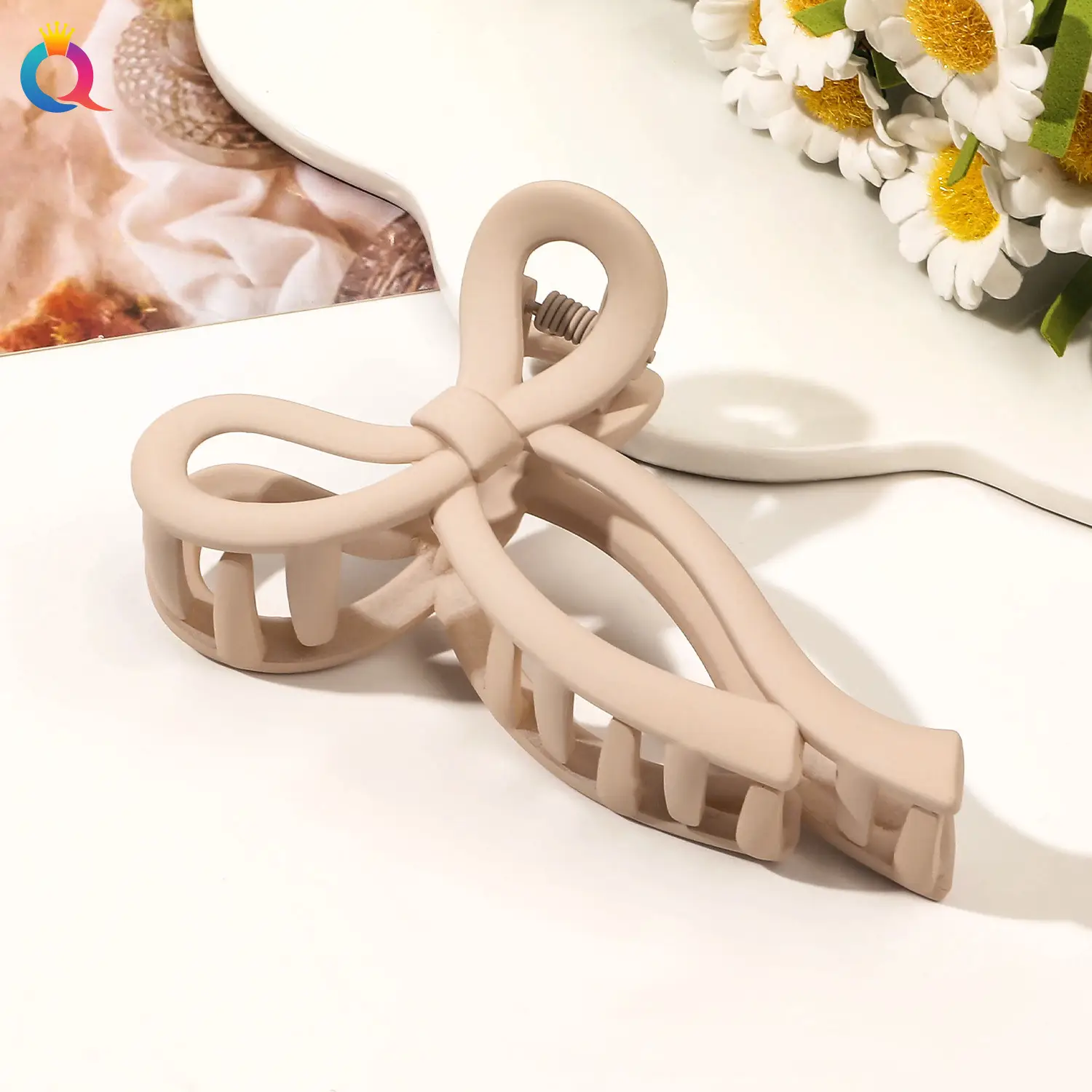 Qiyue Cross-Border Bow Hairpin Women's Clip Shark Clip - Image 6