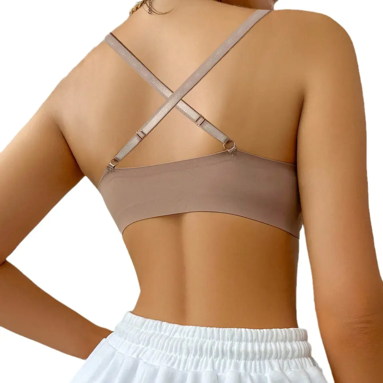 Women's Front Buckle Bra No Rims Comfortable Sports Bra - Image 5