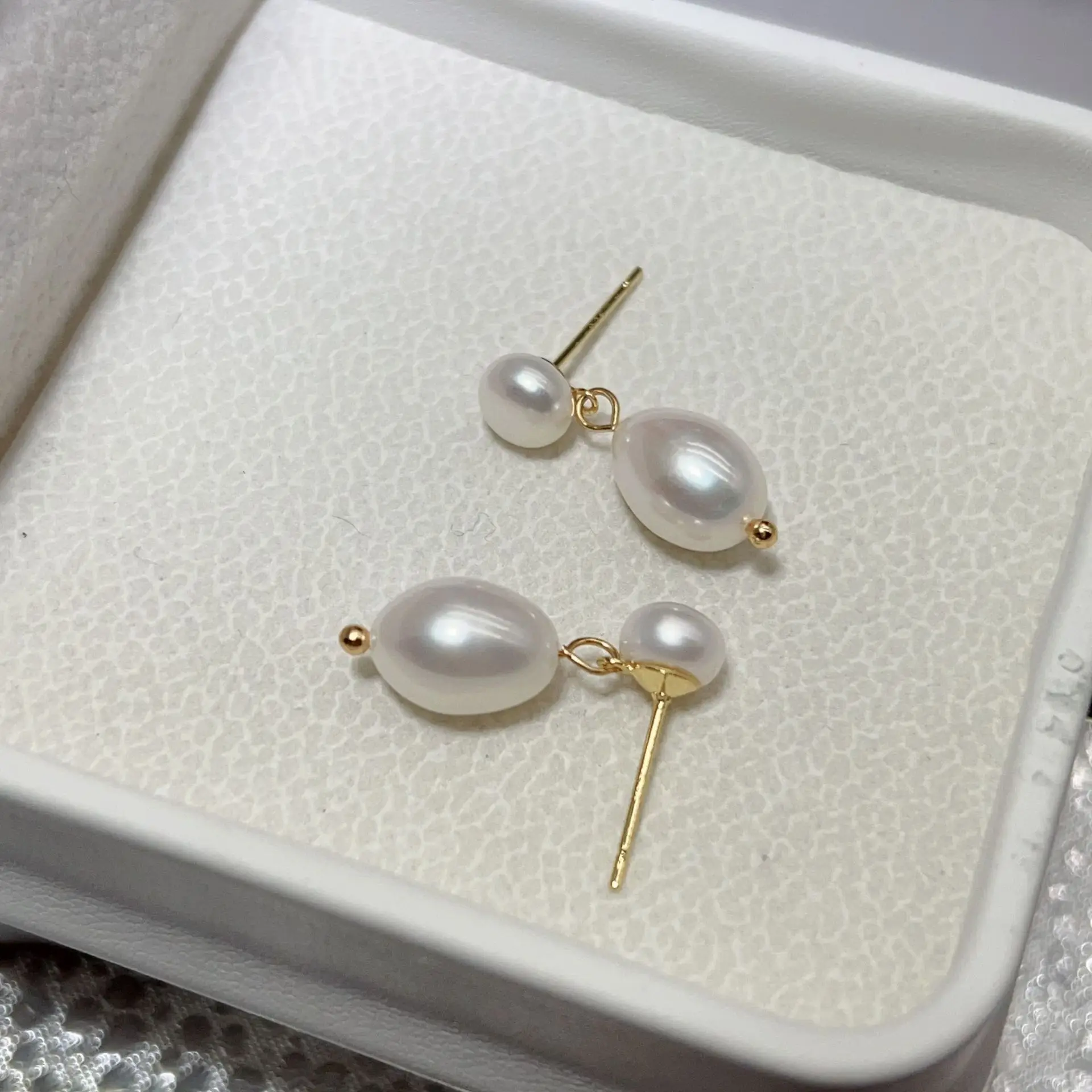 S925 Gold Plated Pearl Drop Earrings for Women — feature 13