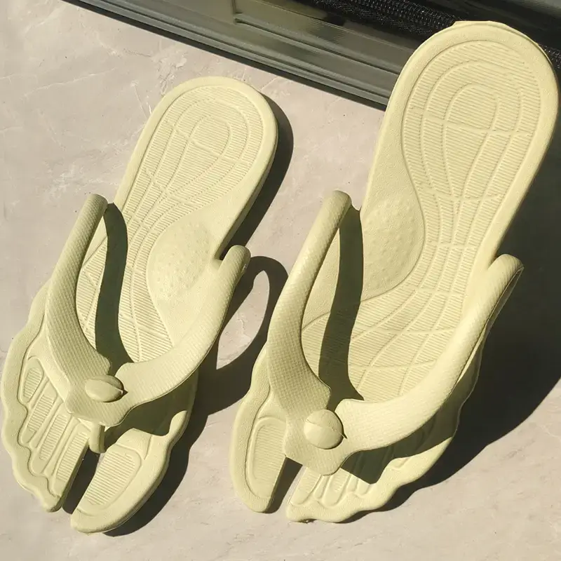 Flip Flops for Men and Women Summer Wear Portable Foldable Travel Couple Bathing Slippers Soft Bottom Wear-resistant and Cool - Image 10