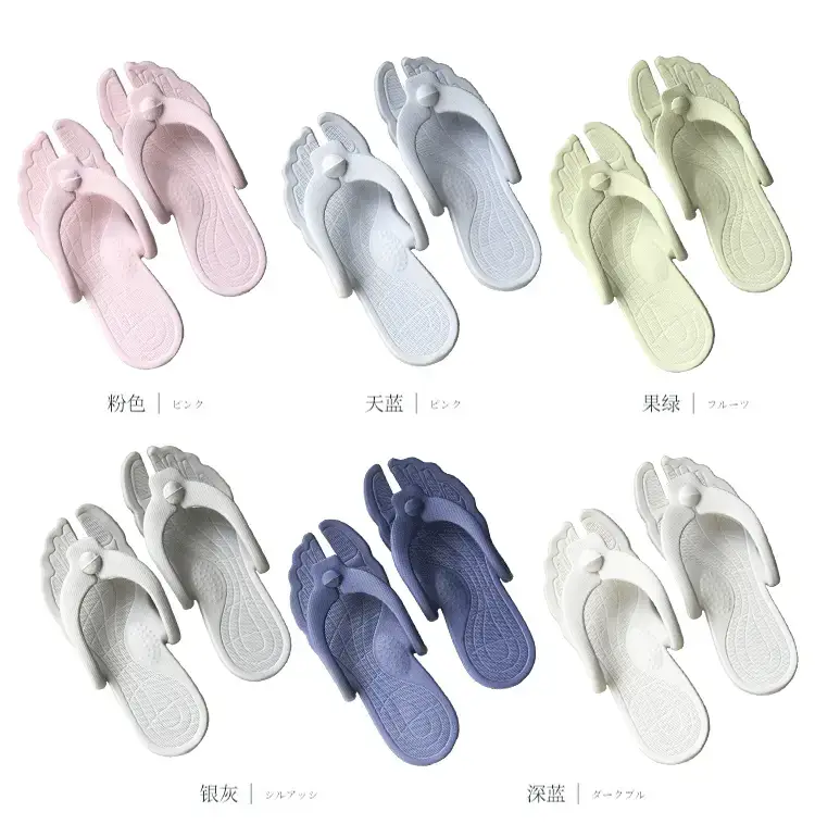 Flip Flops for Men and Women Summer Wear Portable Foldable Travel Couple Bathing Slippers Soft Bottom Wear-resistant and Cool — feature 4