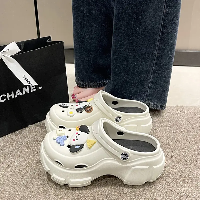 Thick-Soled Clogs for Women, Summer Outdoor Wear, 2026 New Style, Wedding Essential, Platform Height-Increasing Sandals, Beach Slippers - Image 49