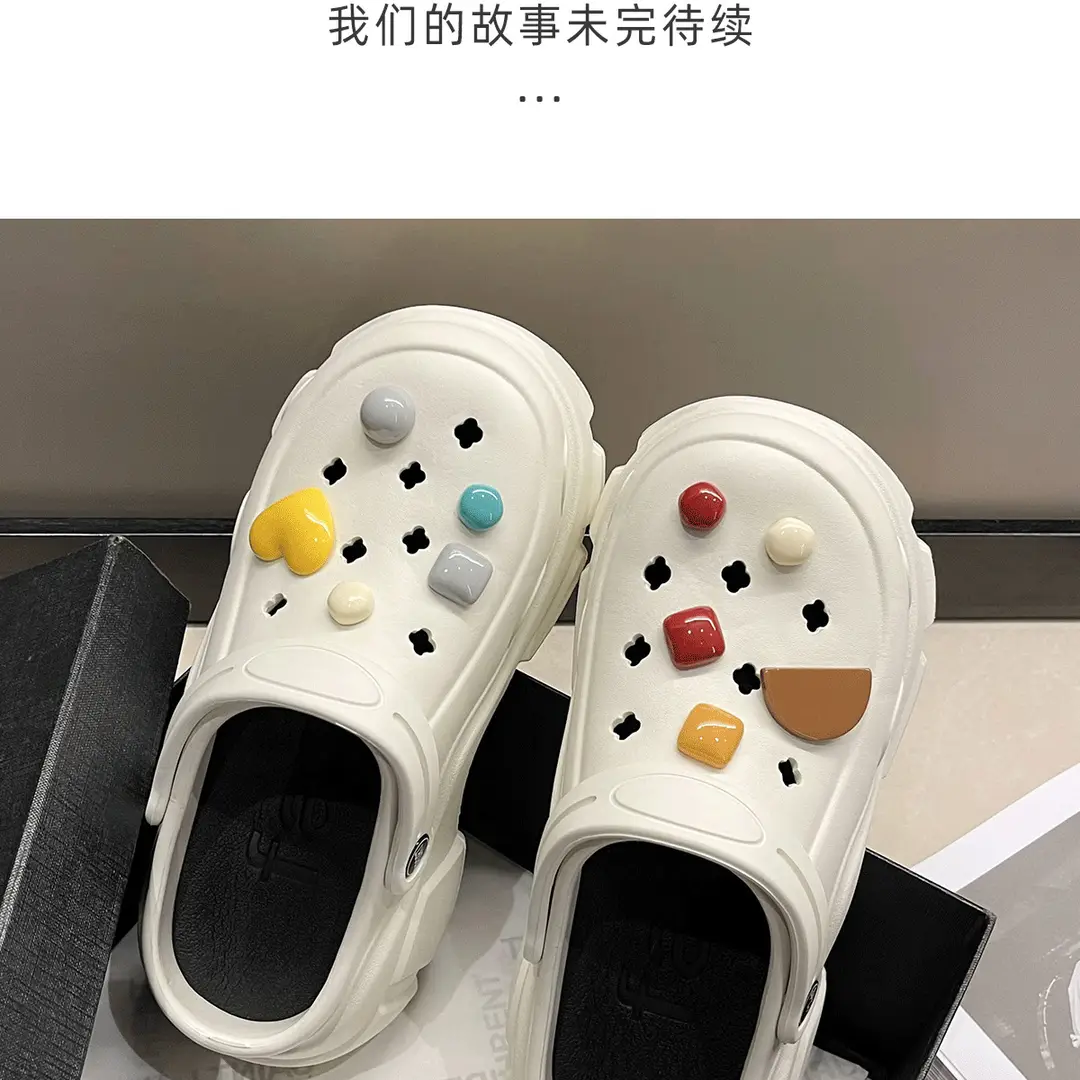 Thick-Soled Clogs for Women, Summer Outdoor Wear, 2026 New Style, Wedding Essential, Platform Height-Increasing Sandals, Beach Slippers — feature 23