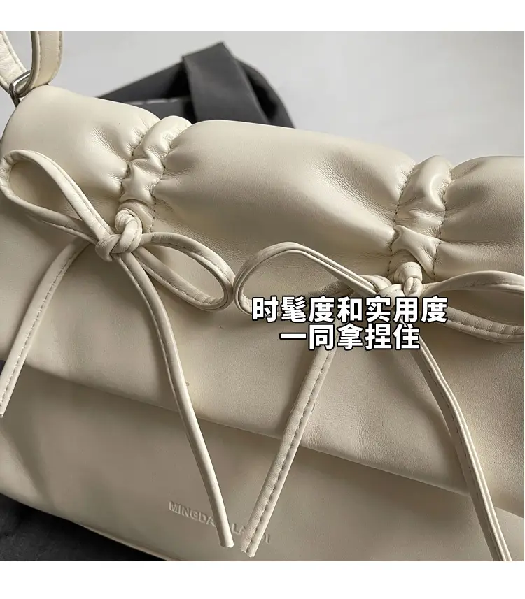 Women's Silver Bow Crossbody Bag 2026 — feature 12