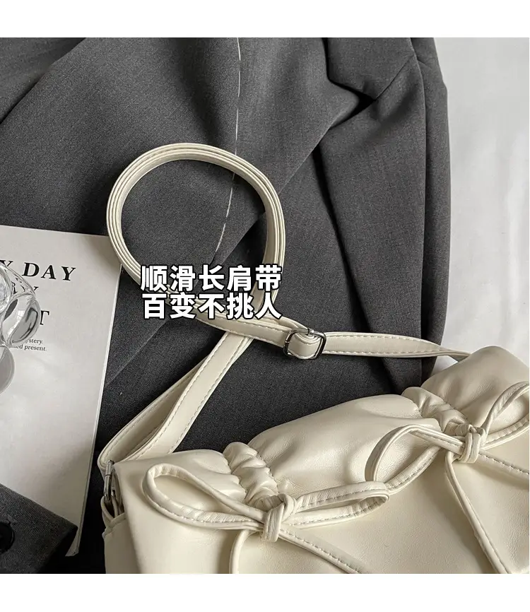 Women's Silver Bow Crossbody Bag 2026 — feature 13