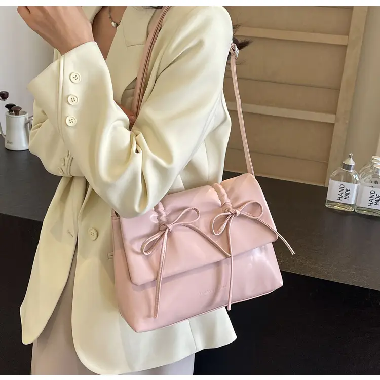 Women's Silver Bow Crossbody Bag 2026 — feature 30